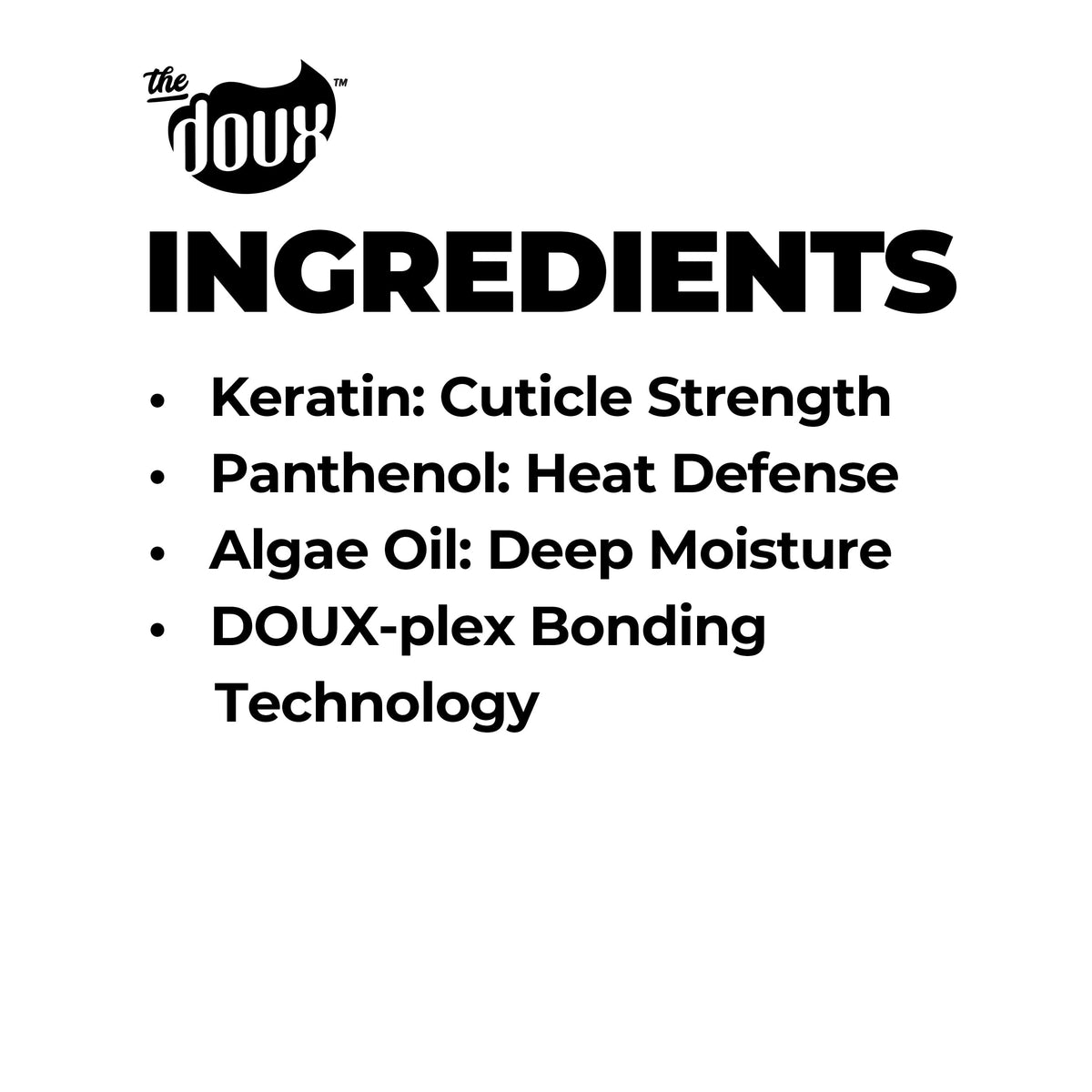 The Doux JUST GLAZE Silkening Blowout Primer, Heat Protectant, 4 oz