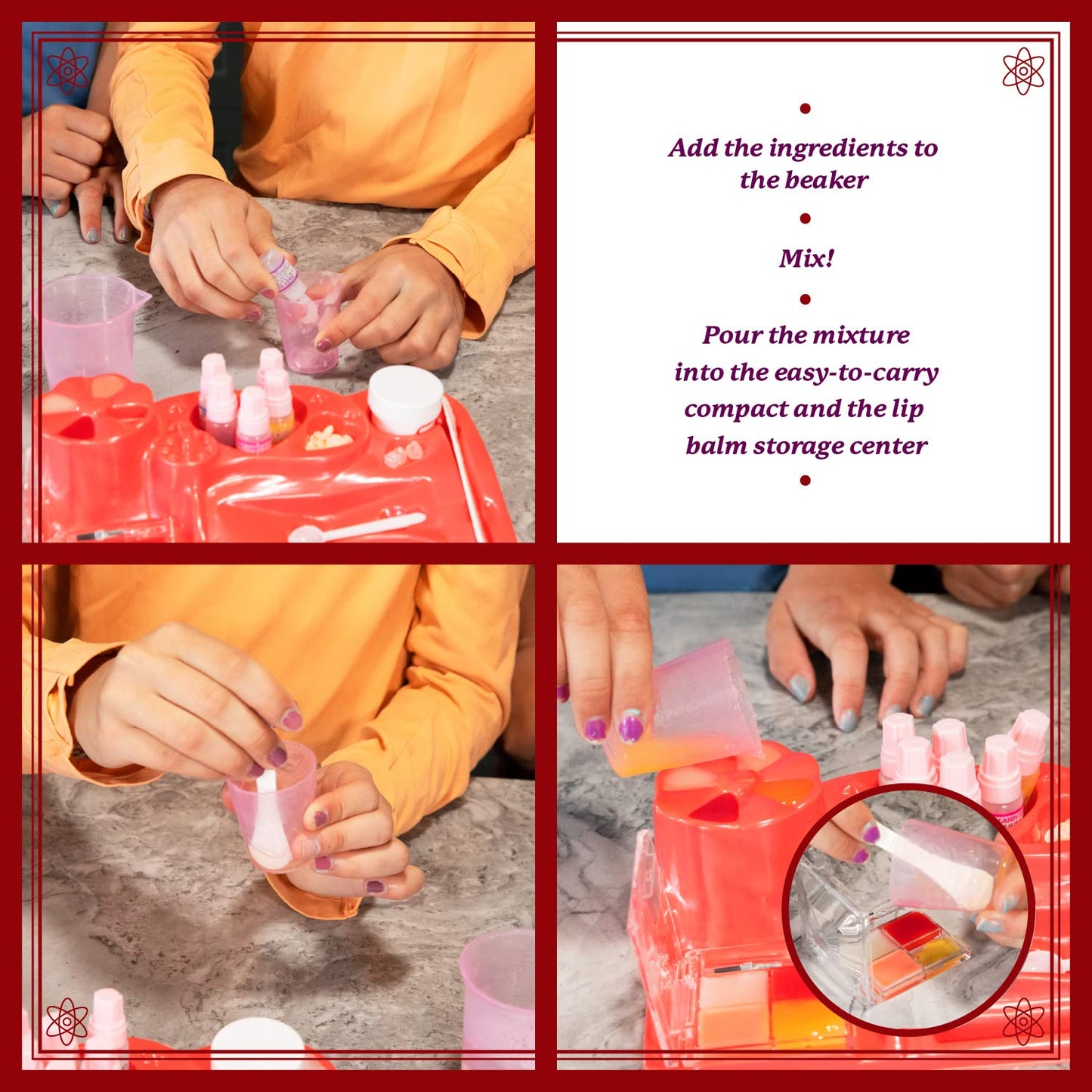 MindWare Science Academy Lip Balm Lab Kit | Includes 18pcs for DIY Lip Balms to Teach Kids & Teens Cosmetic Chemistry Beauty & Personal Care MindWare
