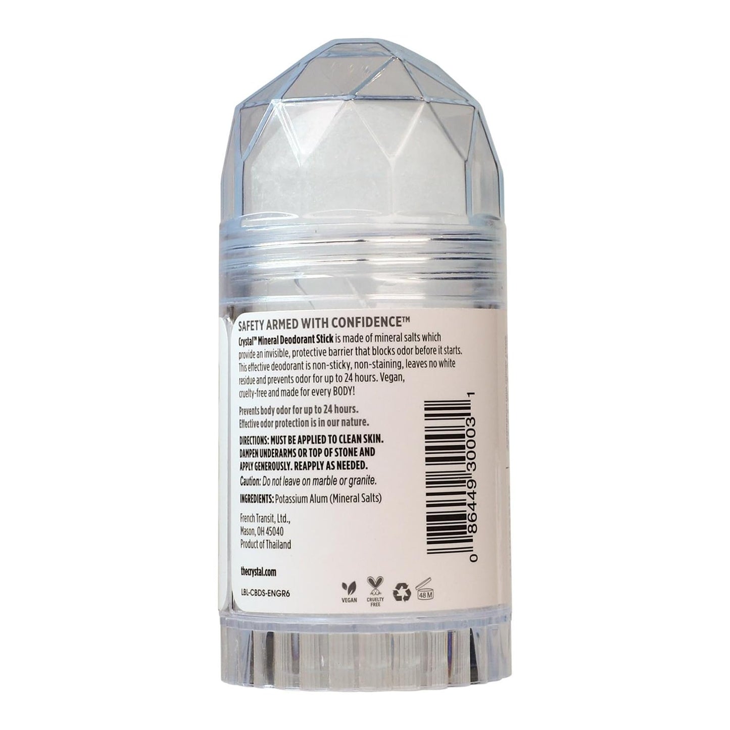 CRYSTAL Deodorant Stick (30003), Unscented, 4.25 Ounce Beauty and Personal Care Crystal Essence