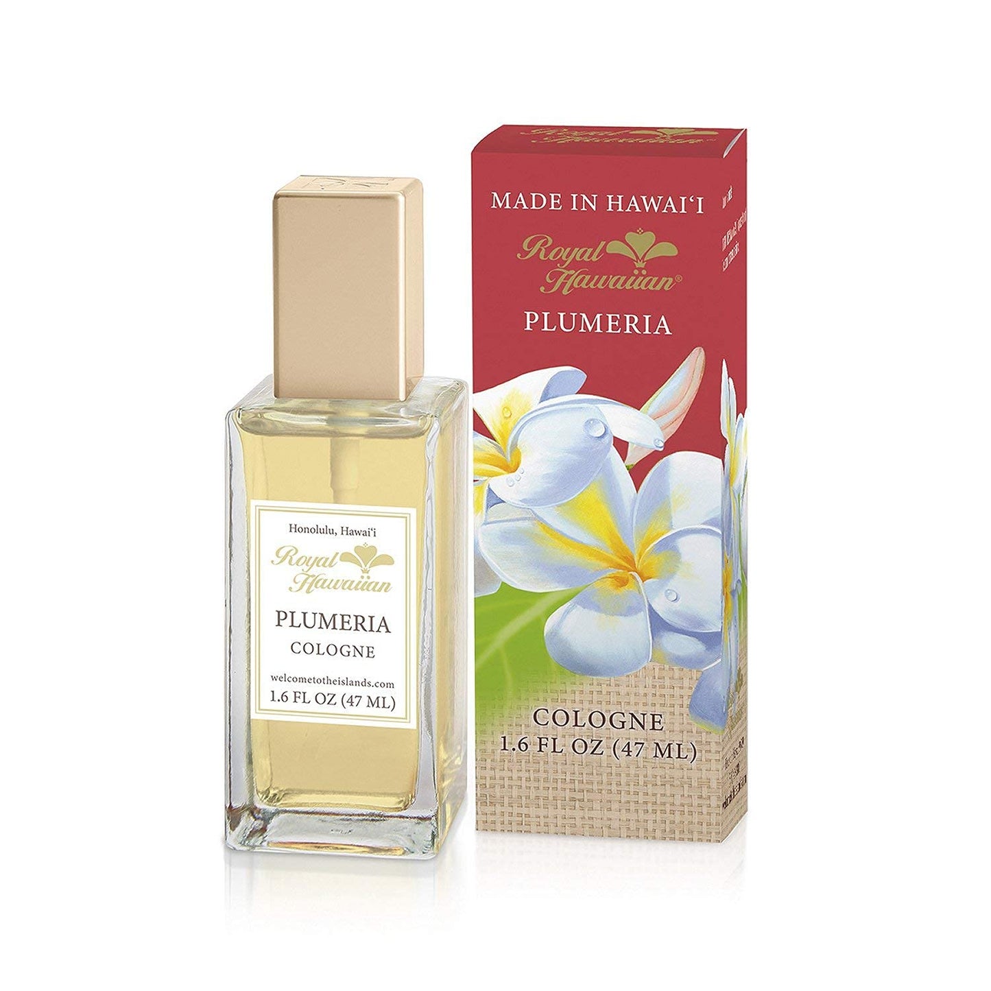 Royal Hawaiian Plumeria Cologne Spray 1.6oz Beauty & Personal Care Island Heritage