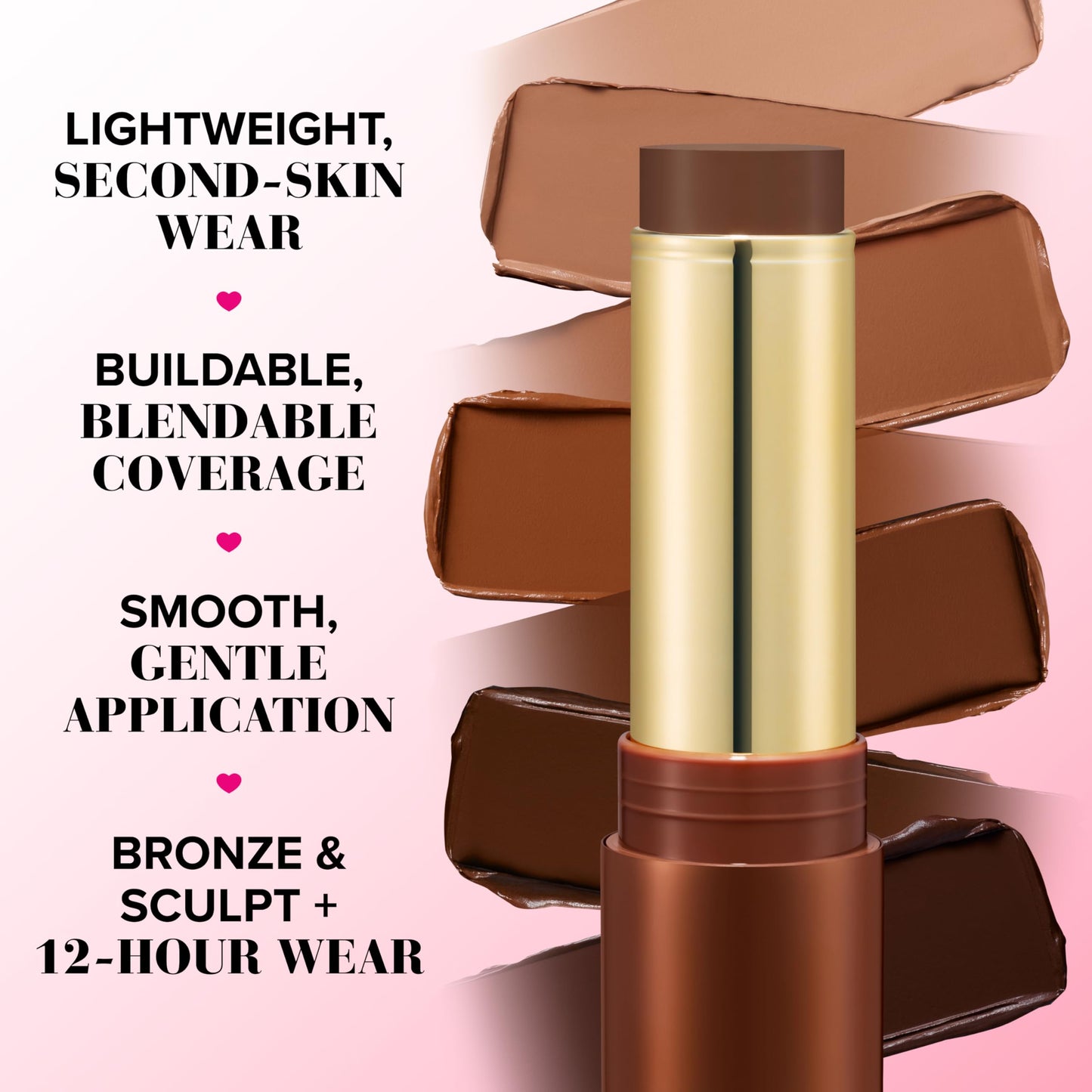 Too Faced Chocolate Soleil Melting Bronzing & Sculpting Stick | Multi-Use, Contour + Cream Bronzer Stick | Lightweight, Satin-Finish with Buildable Beauty & Personal Care Too Faced