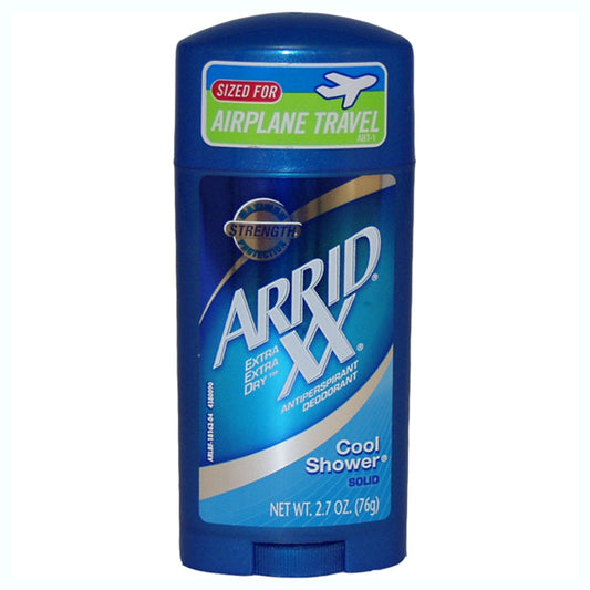 Arrid Extra Extra Dry XX Antiperspirant Deodorant, Solid, Cool Shower, 2.6 oz (73 g) Beauty and Personal Care Arrid