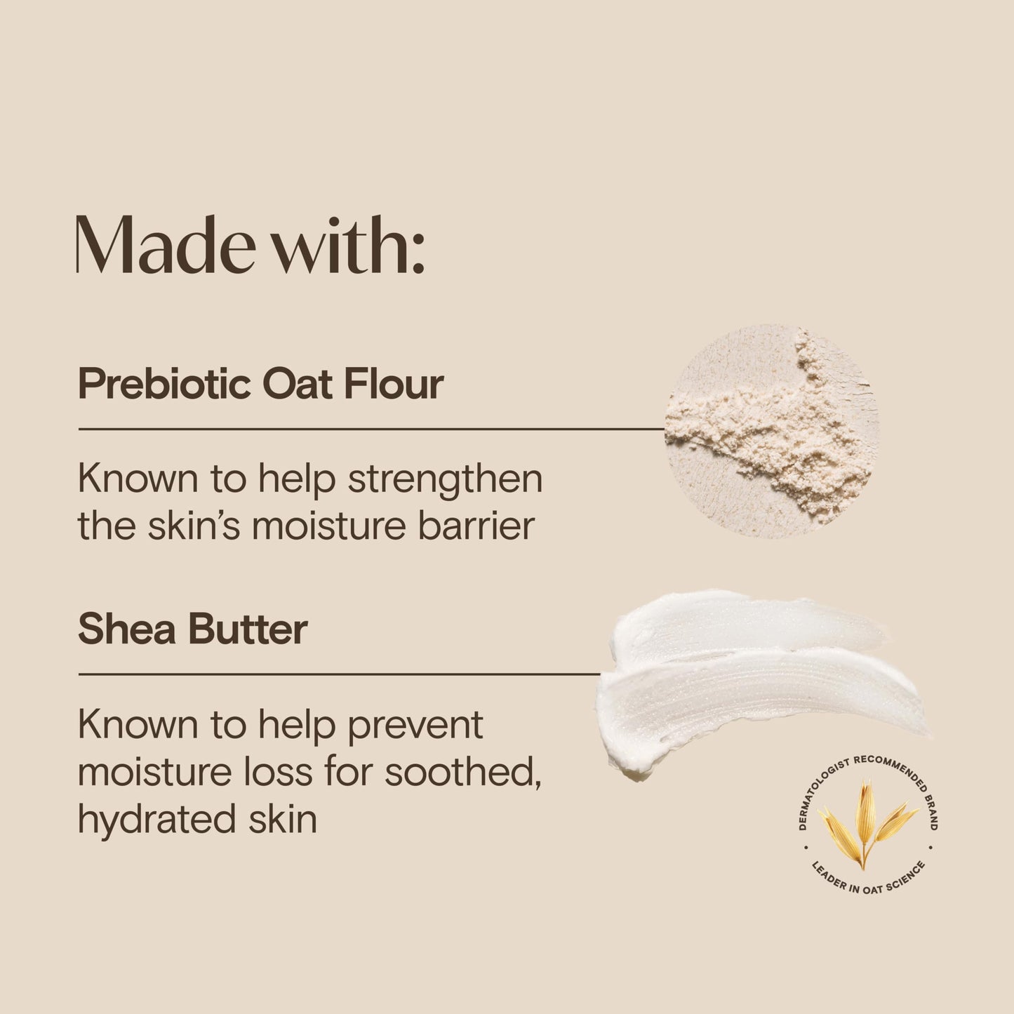 Aveeno Daily Moisturizing Cream Face, Hand, Body Moisturizer with Prebiotic Oat & Shea Butter, for Normal to Dry or Sensitive Skin, Hydrates for 48 Beauty & Personal Care Aveeno