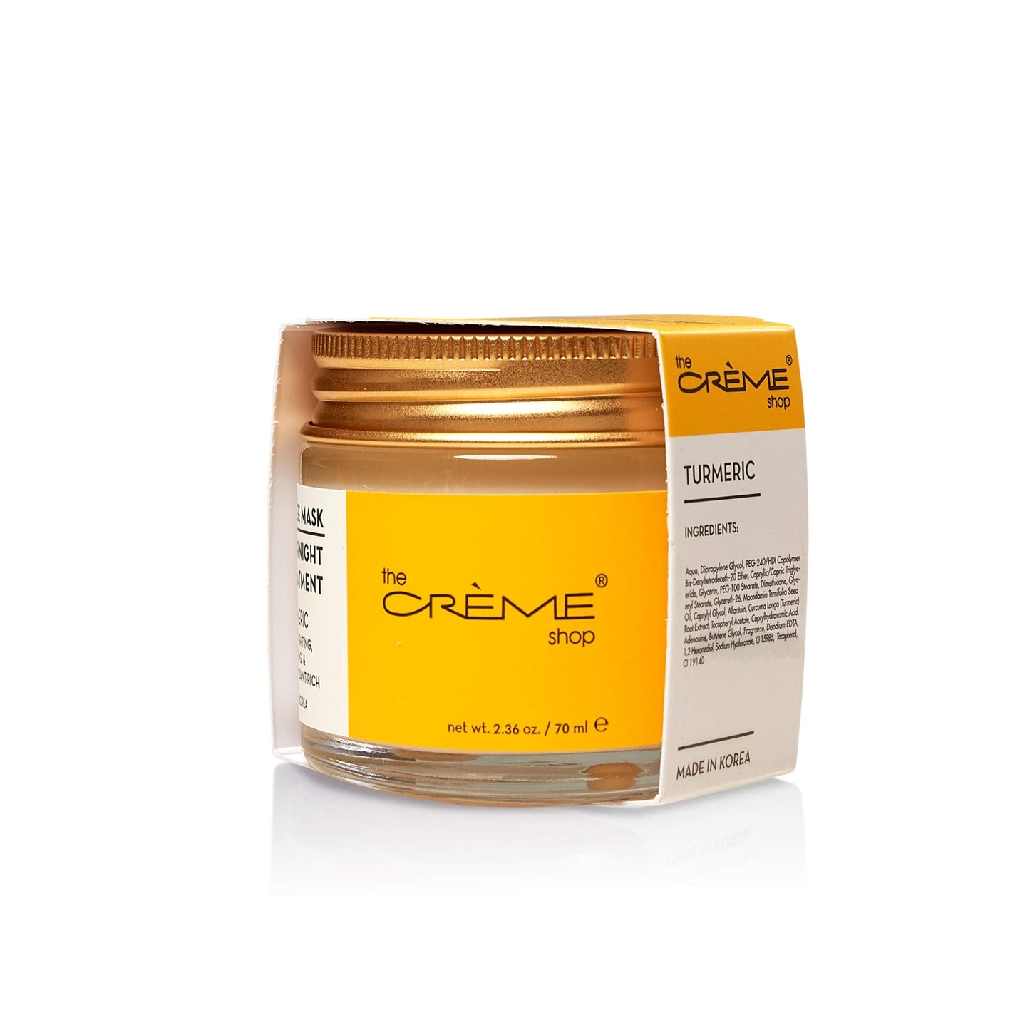 The Crème Shop Turmeric Gelée Overnight Face Mask, Korean Brightening Facial Mask - 2.36oz Beauty & Personal Care The Crème Shop