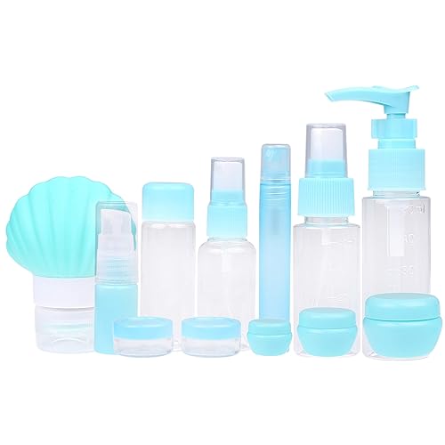 Travel Bottle Set - Refillable - TSA/Airline Approved - 12 Bottles and Jars - 3 Tools (Pipette, Funnel and Mini Spatula) - For Downsized Portions Beauty & Personal Care Kare & Kind