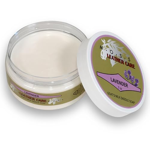 Moss 1851 M.O.S.S. Goat's Milk Saddle Soap - 7 Ounce Lavendar Beauty & Personal Care MOSS