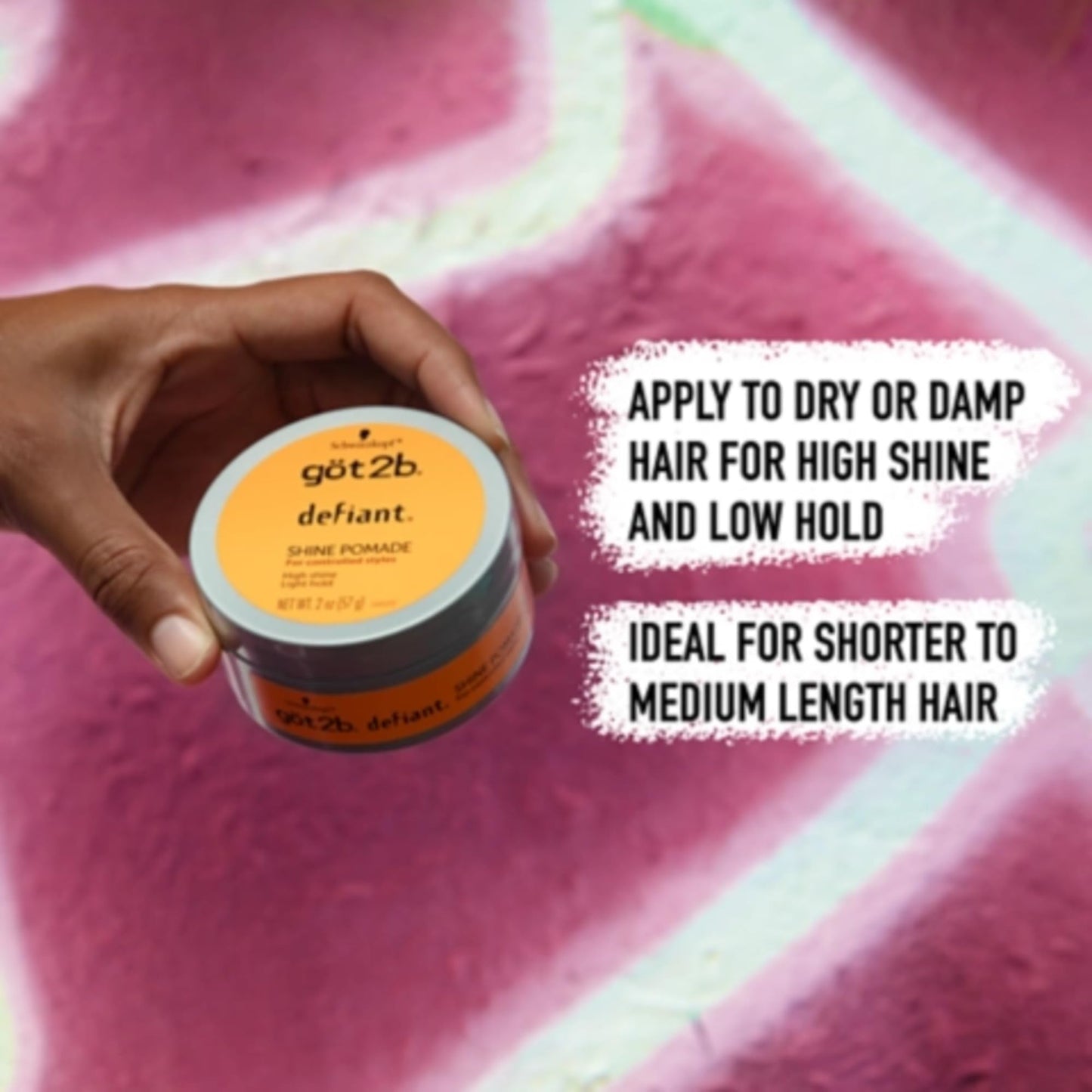 Got 2B Defiant Shine Pomade 2 Ounce (Pack of 6) Beauty & Personal Care Got2B