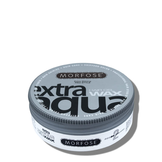 Morfose Extra Aqua Hair Gel Wax with Shiny and Flexible Level 2 Hold, Manage Flyaways, Braids, and Curls, Professional Hair Styling for Women and Men Beauty & Personal Care Morfose