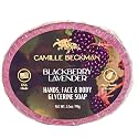 Camille Beckman Blackberry Lavender Glycerine Bar Soap for Hands, Face and Body, 3.5 Ounce Beauty & Personal Care Camille Beckman