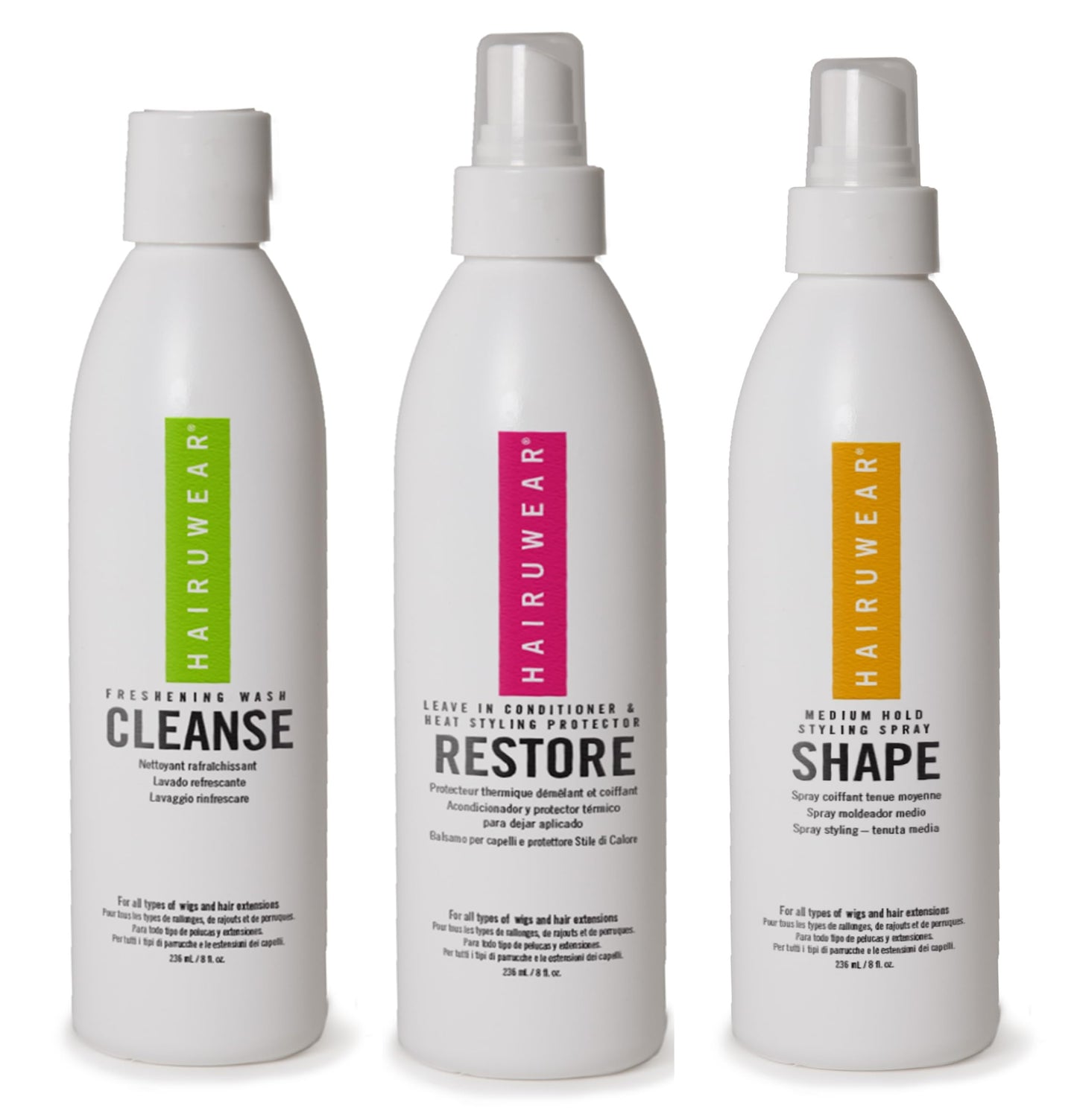 Wig Care Shampoo & Conditioner Kits: 8oz Cleanse, Rstore, Curl, or Control, Wide Tooth Comb or Wig Stand (8oz Cleanse, Restore, Shape) Beauty & Personal Care Belle of Hope Mara Ray