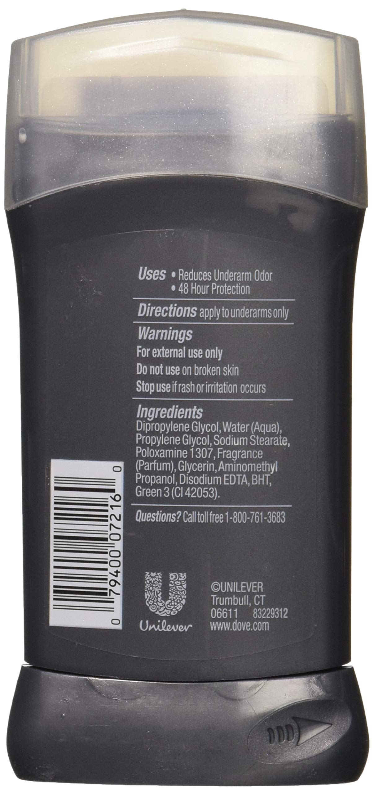Dove Ap Mencare CLN Comfo Size 3z Beauty and Personal Care Unilever