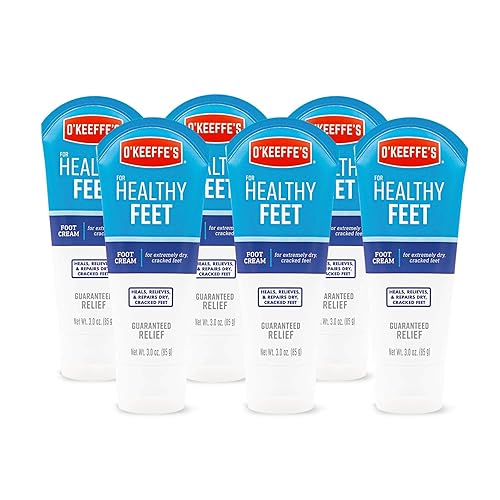 O'Keeffe's K0280004-6 Healthy Feet Foot Cream Tube (6 Pack), 3 oz Beauty & Personal Care O'Keeffe's