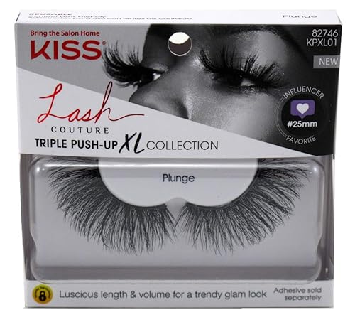 Kiss Lash Couture Triple Push- Up Xl Plunge (Pack of 3) Beauty & Personal Care KISS