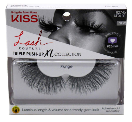 Kiss Lash Couture Triple Push- Up Xl Plunge (Pack of 3) Beauty & Personal Care KISS