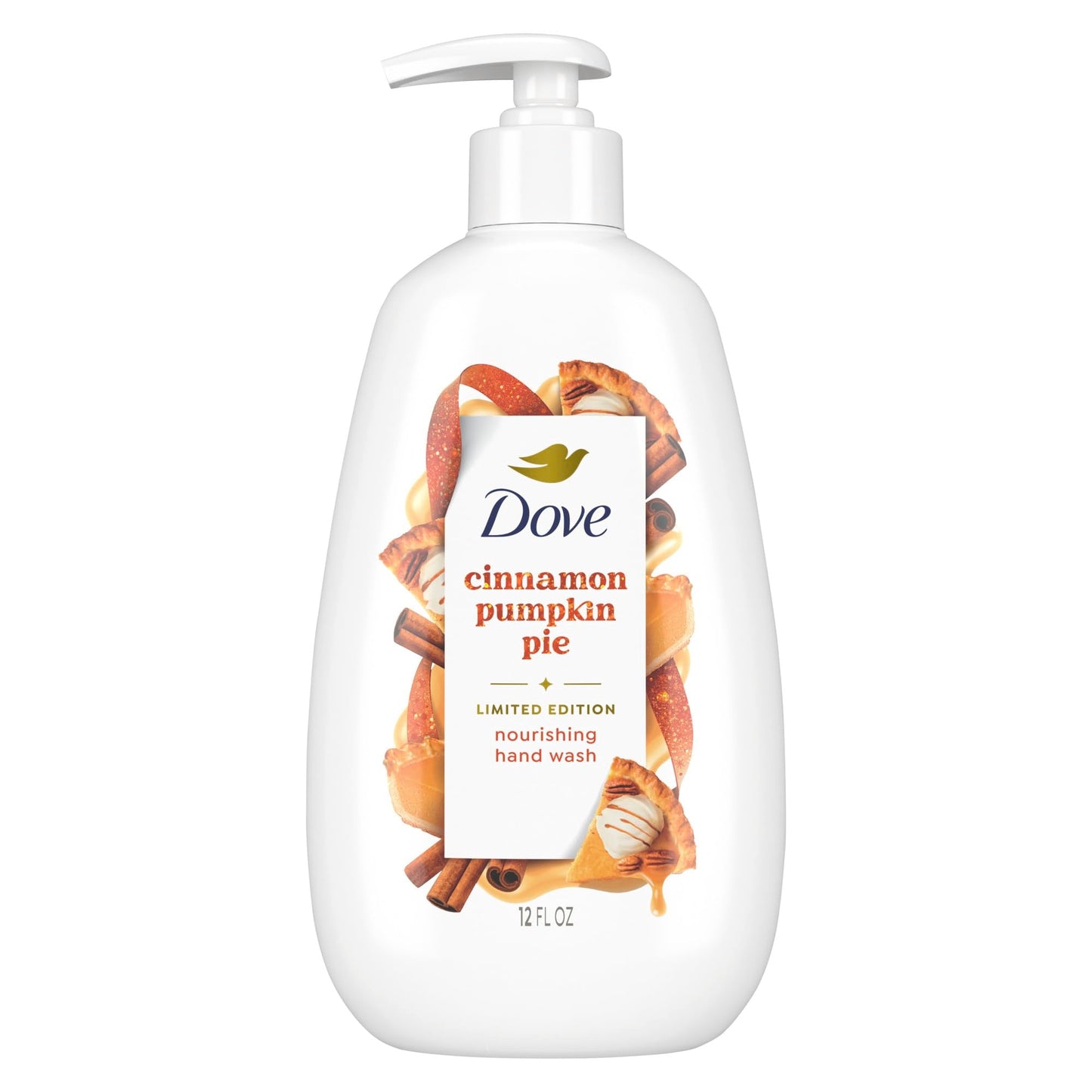 Dove Limited Edition Holiday Treats Liquid Hand Wash for Deep Nourishment Cinnamon Pumpkin Pie 12 oz Beauty & Personal Care Dove