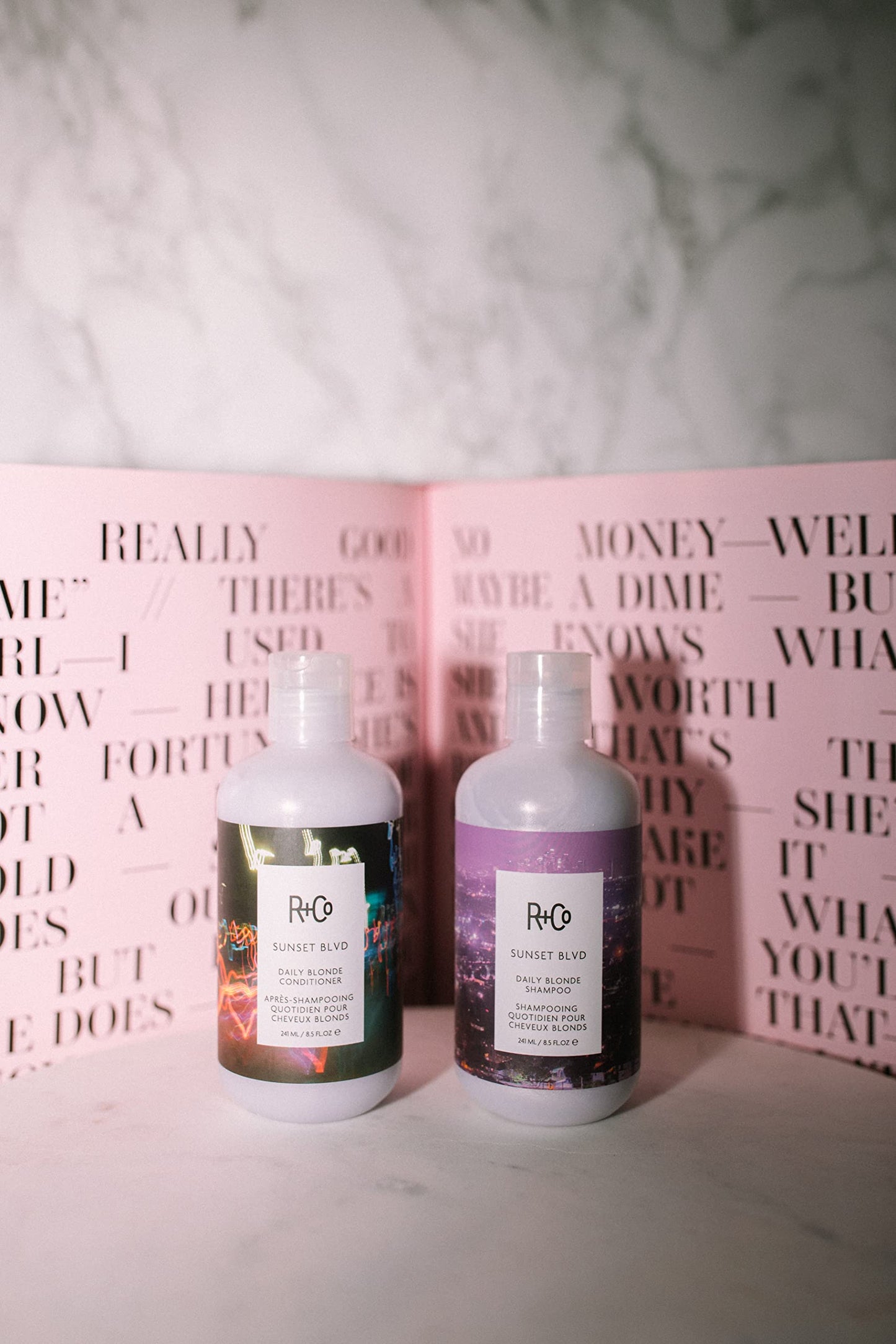 R+Co Sunset Blvd Daily Blonde Shampoo + Conditioner Duo 8.5 Fl Oz (Set of 2) Beauty & Personal Care R+Co