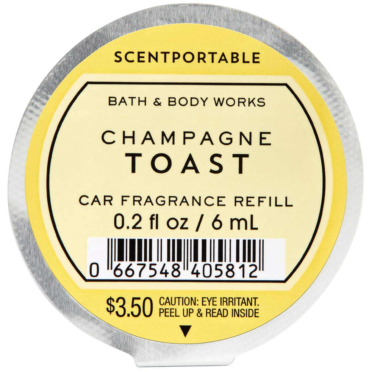 Bath and Body Works Champagne Toast Scentportable Fragrance Refill 0.2 Fluid Ounce Beauty & Personal Care Bath & Body Works
