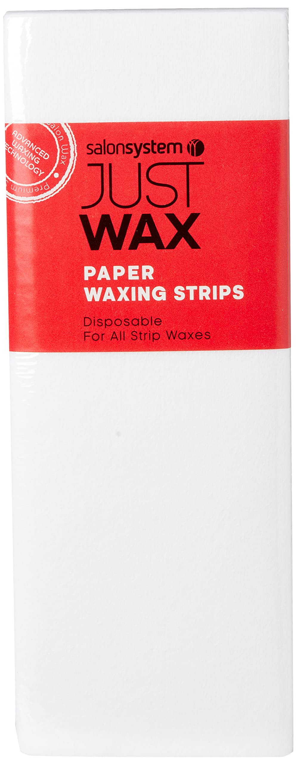 Salon System Just Wax Paper Waxing Strips - Pack of 100 Beauty and Personal Care Salon System
