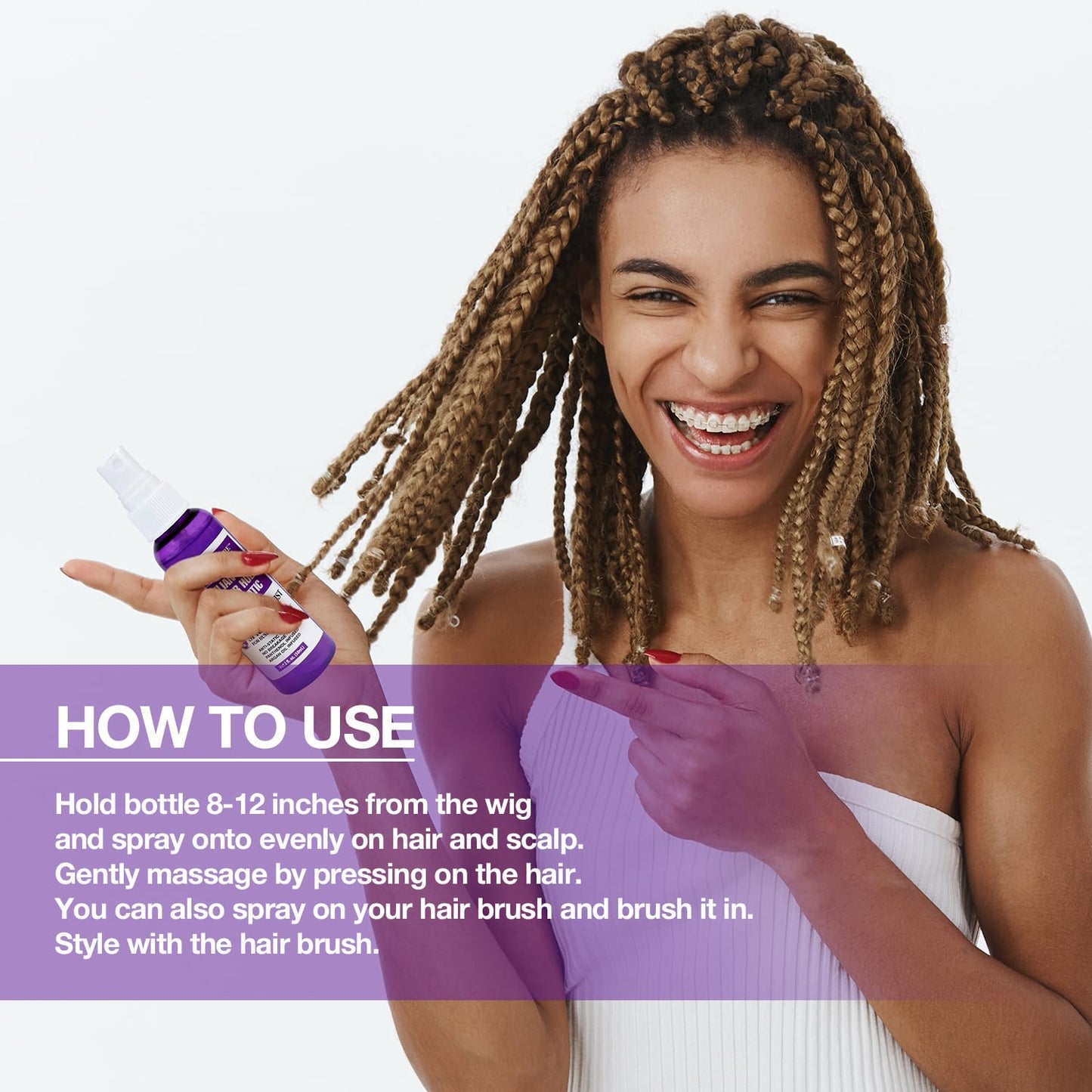 Star Care Brazilian Remi 24 Hour Hold Anti-Static Detangler Spray (Braid & Twist Spray) Beauty & Personal Care STAR CARE