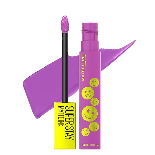 Maybelline Super Stay Matte Ink Liquid Lip Color, Moodmakers Lipstick Collection, Long Lasting, Transfer Proof Lip Makeup, Euphoric, 1 Count Beauty & Personal Care MAYBELLINE