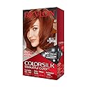 REVLON Colorsilk Beautiful Color, Permanent Hair Color with 3D Gel Technology & Keratin, 100% Gray Coverage Hair Dye, 42 Medium Auburn Beauty & Personal Care REVLON
