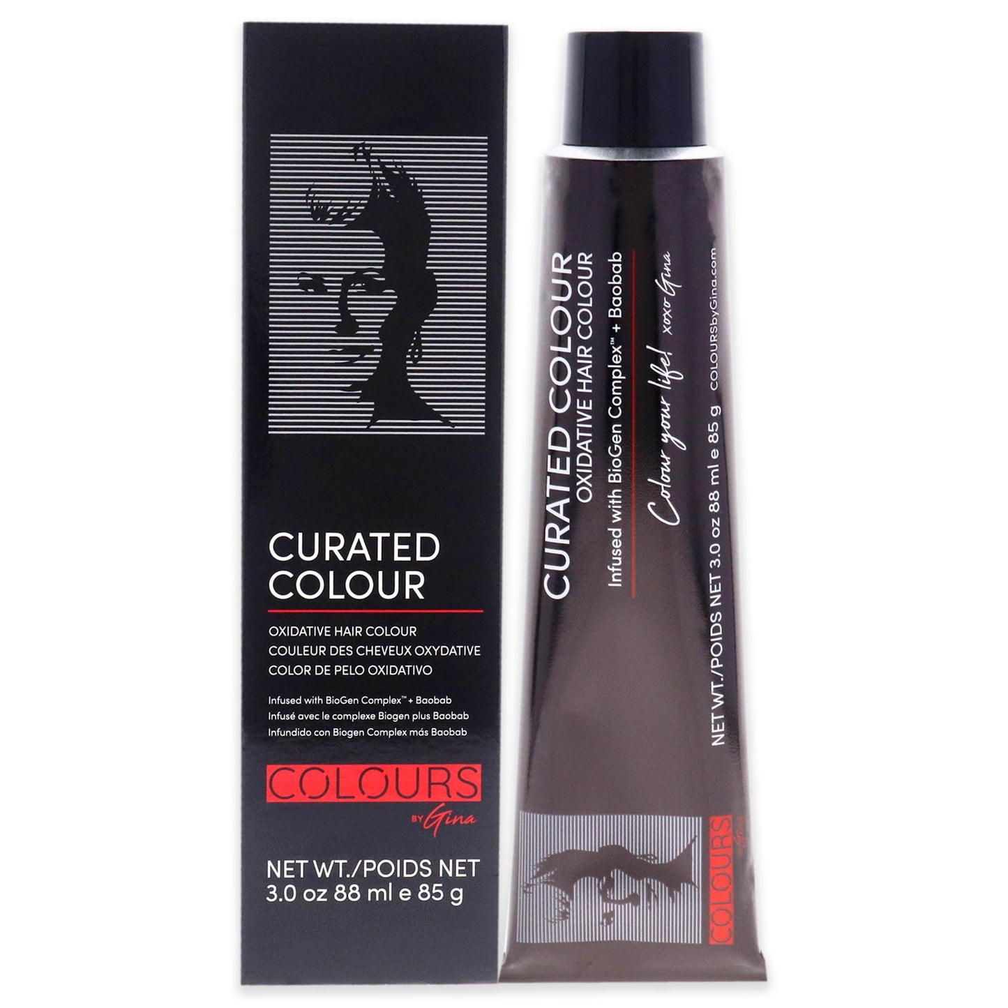 Colours By Gina Curated Colour - 5.5-5M Light Mahogany Brown by Colours By Gina for Unisex - 3 oz Hair Color Beauty & Personal Care Colours By Gina
