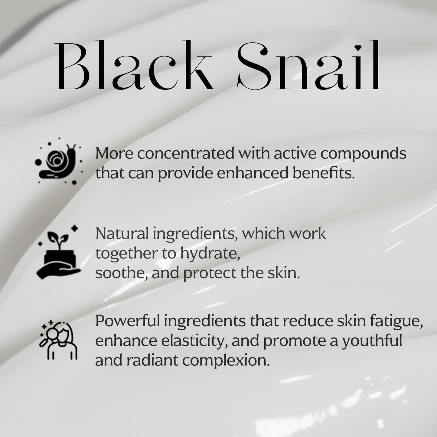 MIZON Black Snail All in One Cream Intensive Korean Skin Care Facial Moisturizer with Snail Mucin Extract (2.54 fl oz) Beauty & Personal Care MIZON