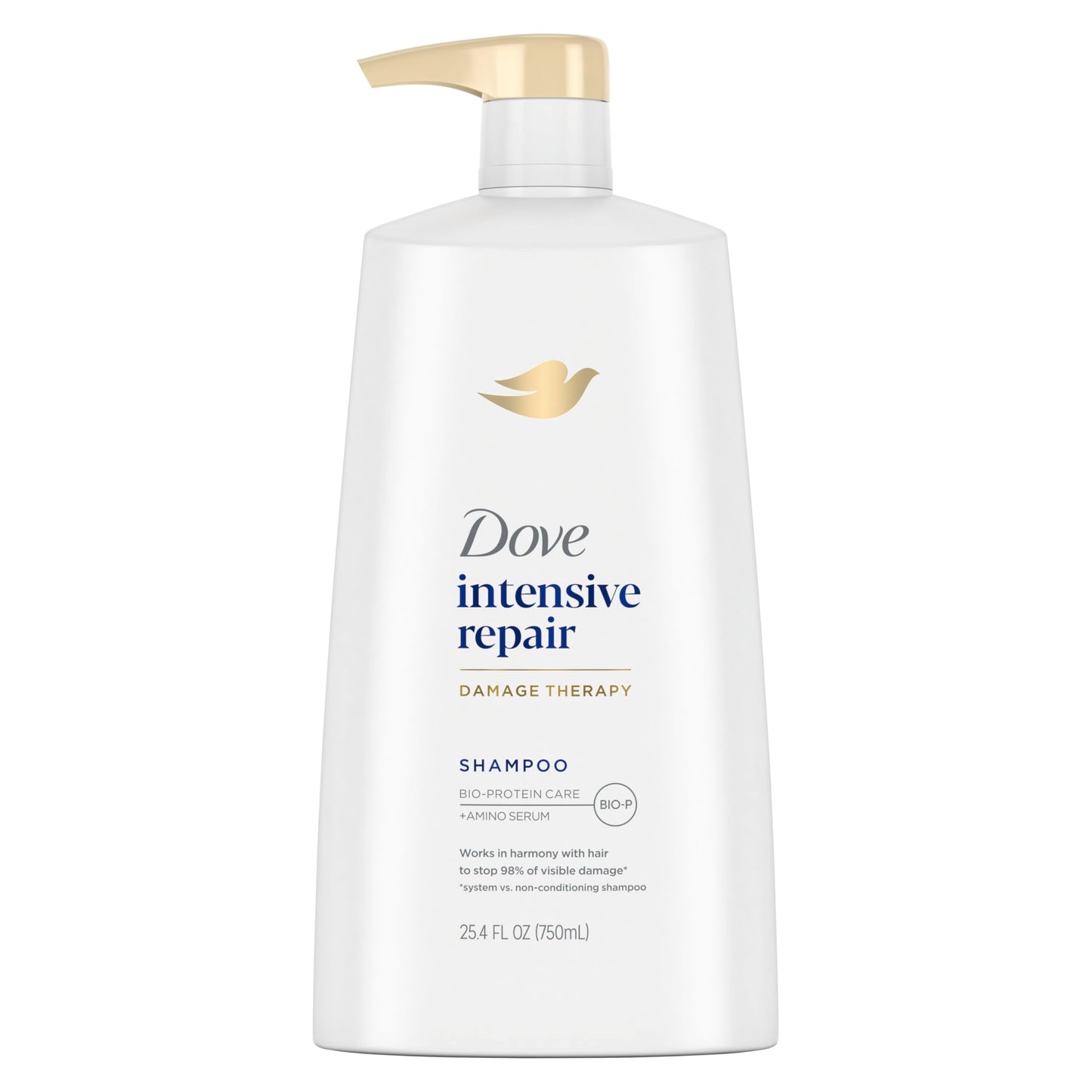 Dove Shampoo Intensive Repair for Damaged Hair Shampoo with Bio-Restore Complex 25.4 oz Beauty & Personal Care Dove