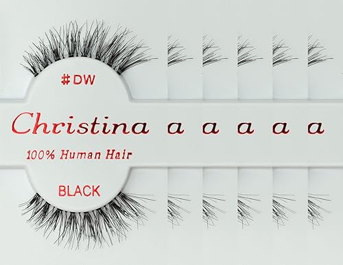 Christina 6 Pack False Eye Lashes Style DW Beauty & Personal Care Christina