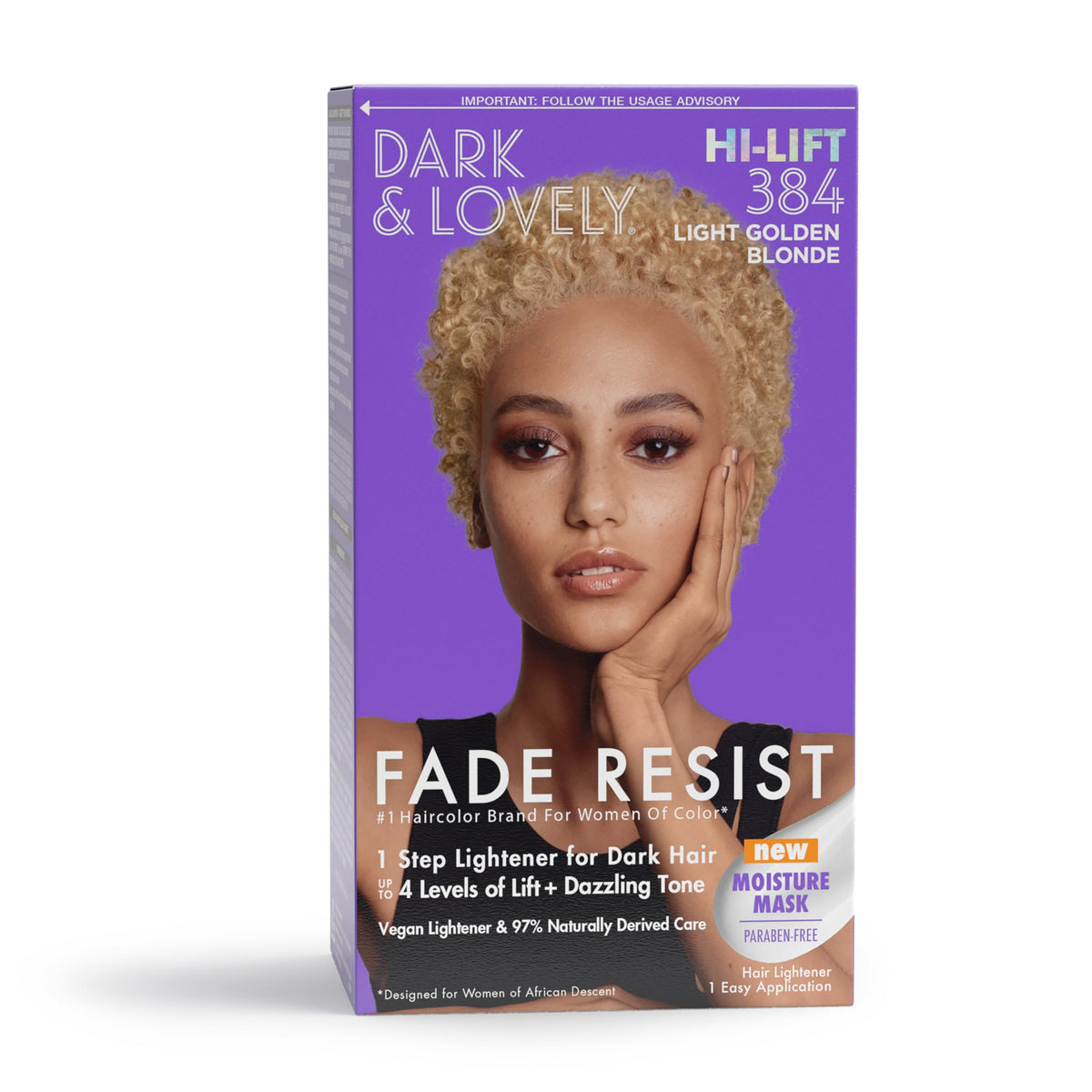 SoftSheen-Carson Dark and Lovely Fade Resist Rich Conditioning Color, Light Golden Blonde 384 Beauty & Personal Care SoftSheen