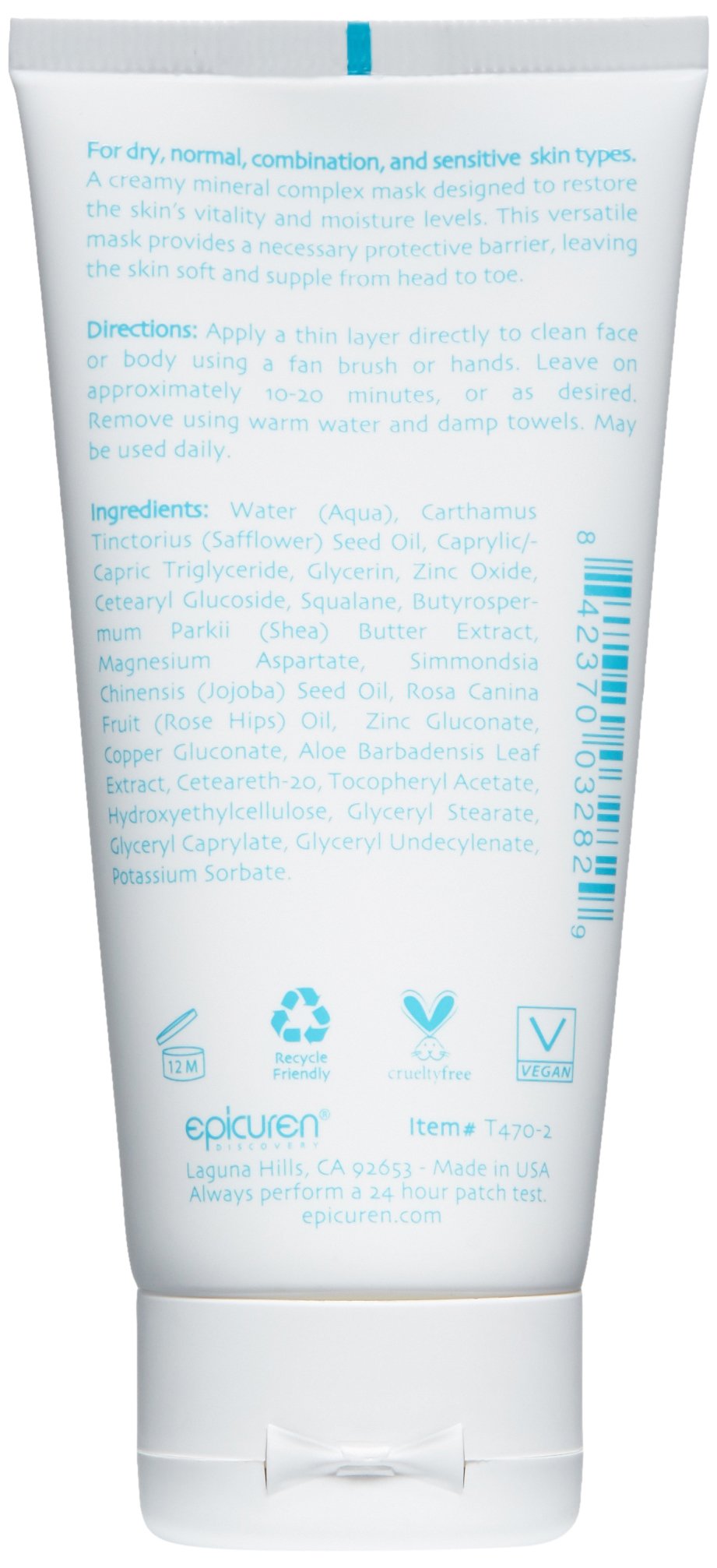 Epicuren Discovery Hydrating Mineral Mask, 2.5 Fl Oz Beauty & Personal Care epicuren DISCOVERY