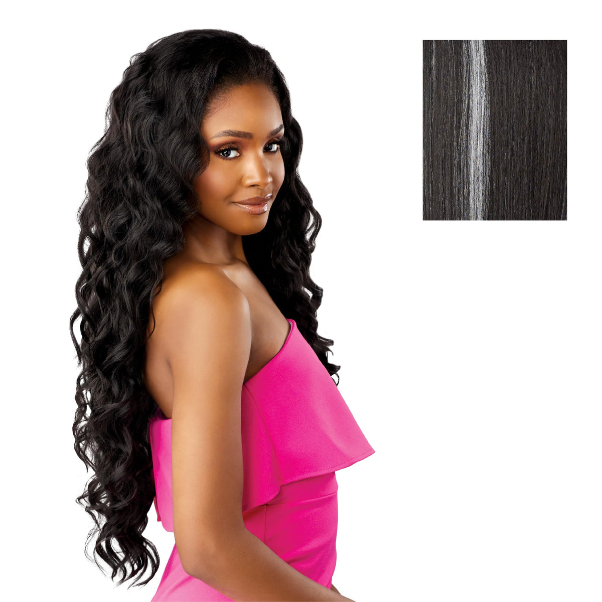 Sensationnel Instant Weave Half Wig-24, BALAYAGEPLATINUM