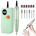 Professional Portable Nail Drill Kit Rechargeable Nail Machine Electric Cordless E-File Nail Drill Set with 7 Nail Bits, Manicure Pedicure Tool Beauty & Personal Care HUGMAPLEPRO