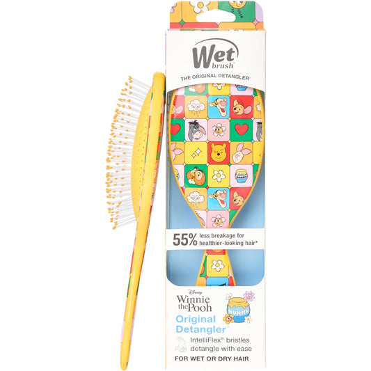 Wet Brush Disney Winnie The Pooh Original Detangler Hair Brush, Flexible Bristles Gently Detangle All Hair Types, Works on Wet or Dry Strands Beauty and Personal Care Wet Brush Default Title