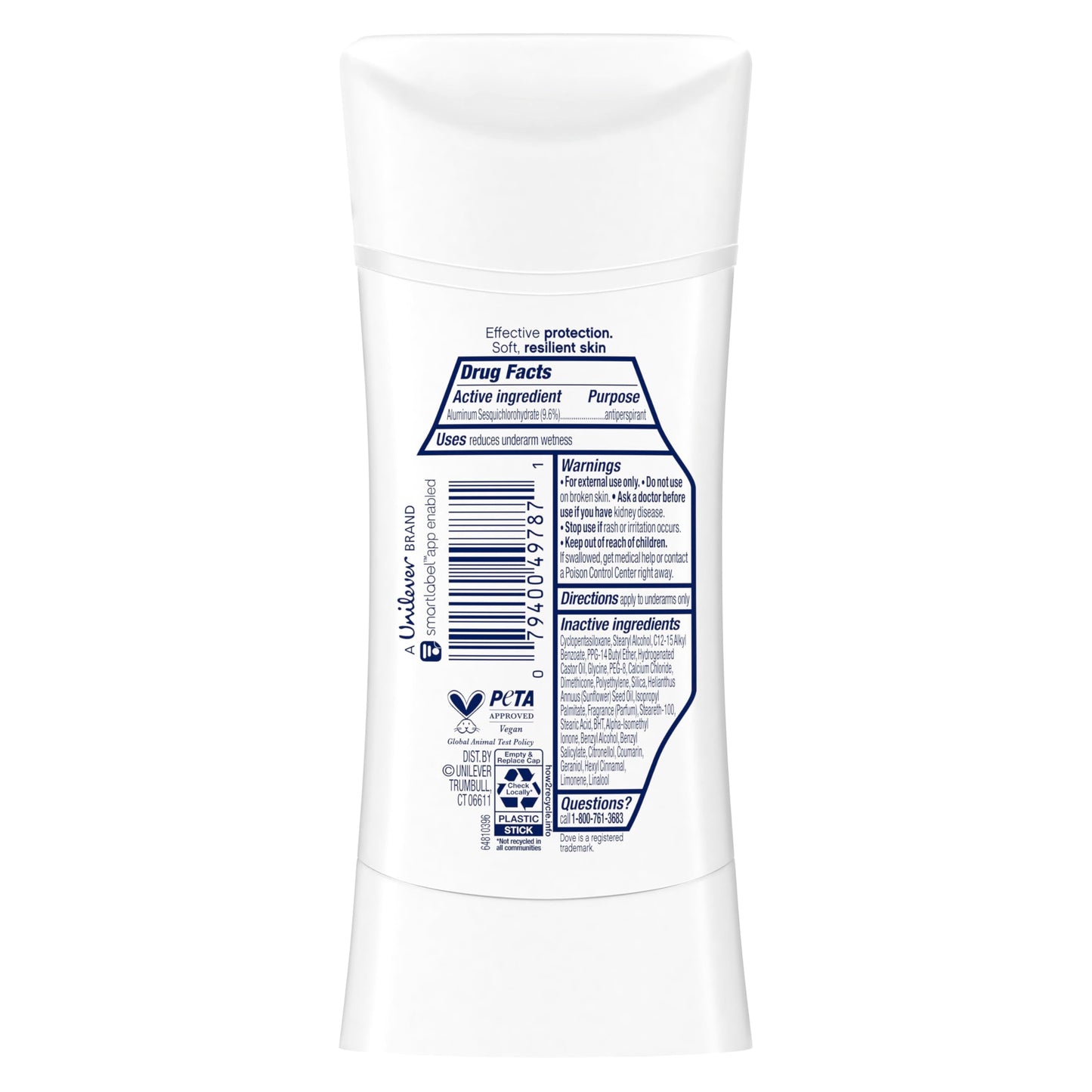 Dove Advanced Care Antiperspirant Deo Stick Cucumber & Cactus Water Invisible to help skin repair with ProCeramide technology that boosts ceramide Beauty and Personal Care Dove