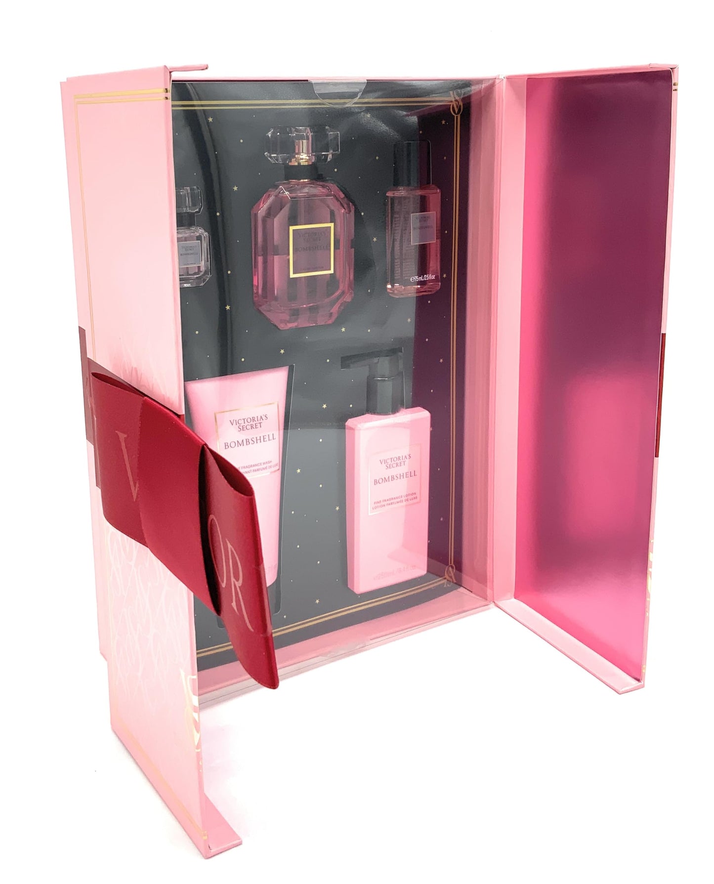 Victoria's Secret Bombshell Full Size Gift Set: Eau De Parfum 3.4 fl oz + .25fl oz Fragrance Mist, Lotion, Wash Beauty & Personal Care Victoria's Secret