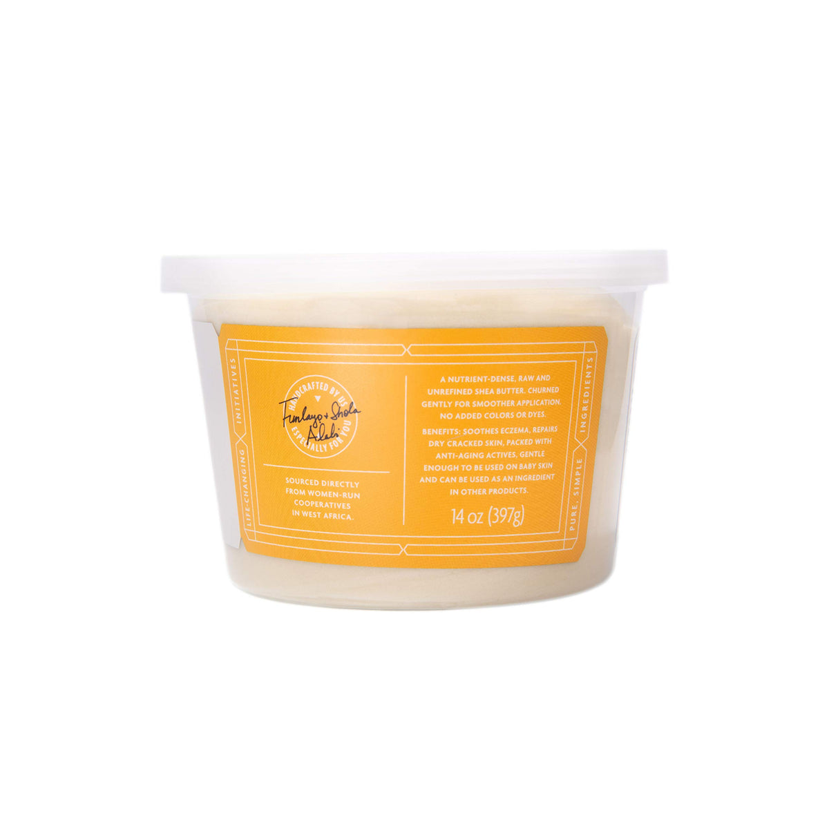 Shea Radiance P.U.R.E Raw Shea Butter | 100% Natural & Unrefined Body Butter | Soothes, Softens, & Increases Collagen | Long Lasting Moisture |