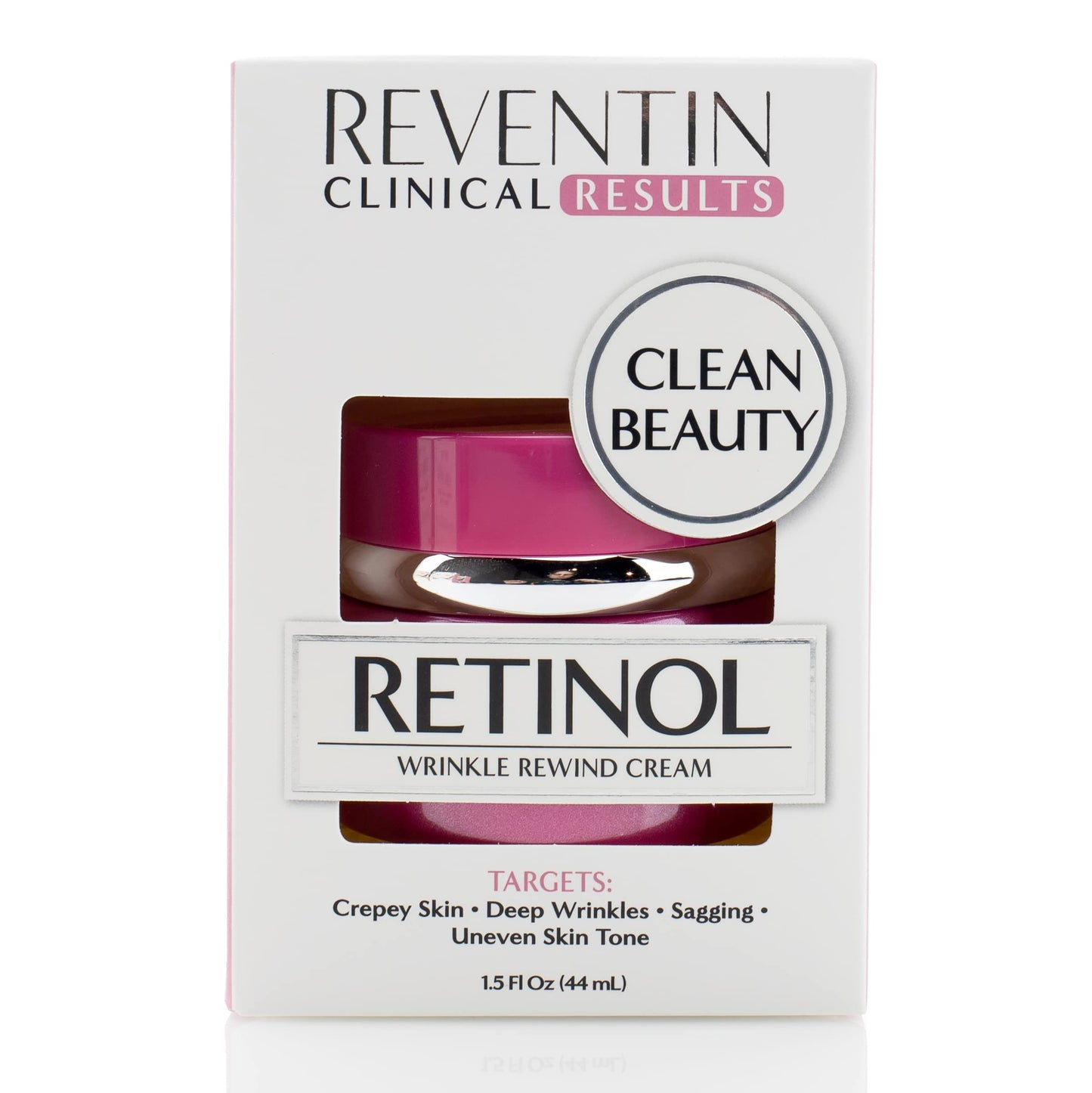 Reventin Clinical Results Retinol Wrinkle Rewind Anti Aging Face Lotion Moisturizer For Wrinkles, Age Spots, & Dry Skin - Retinol Night Cream Beauty & Personal Care Reventin