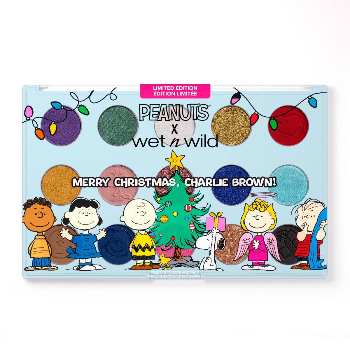 wet n wild Peanut Collection Merry Christmas Charlie Brown! Palette for Eye & Face (1115363)