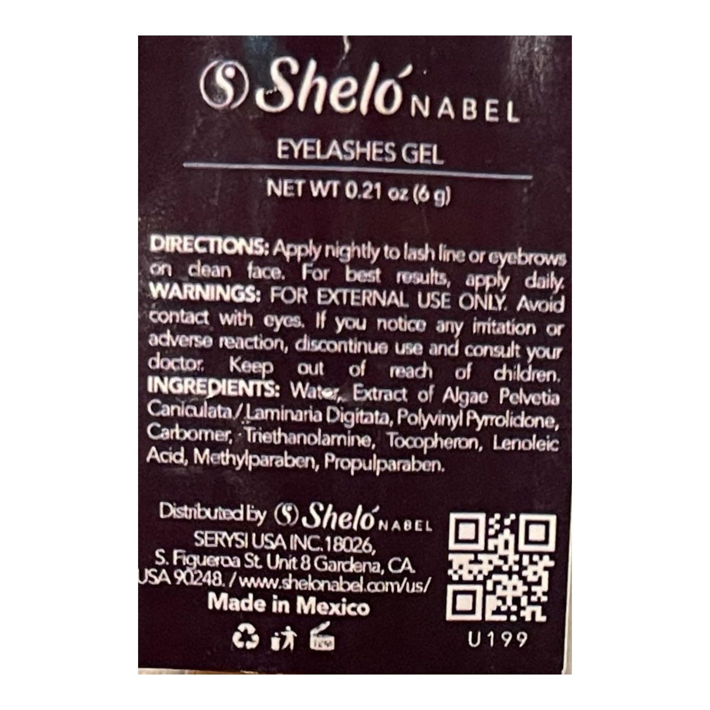 GEL PARA PESTAÑAS EYELASH GEL Helps strengthen lashes *Estimula el crecimiento y fortalece las pestañas Beauty & Personal Care Sheló NABEL