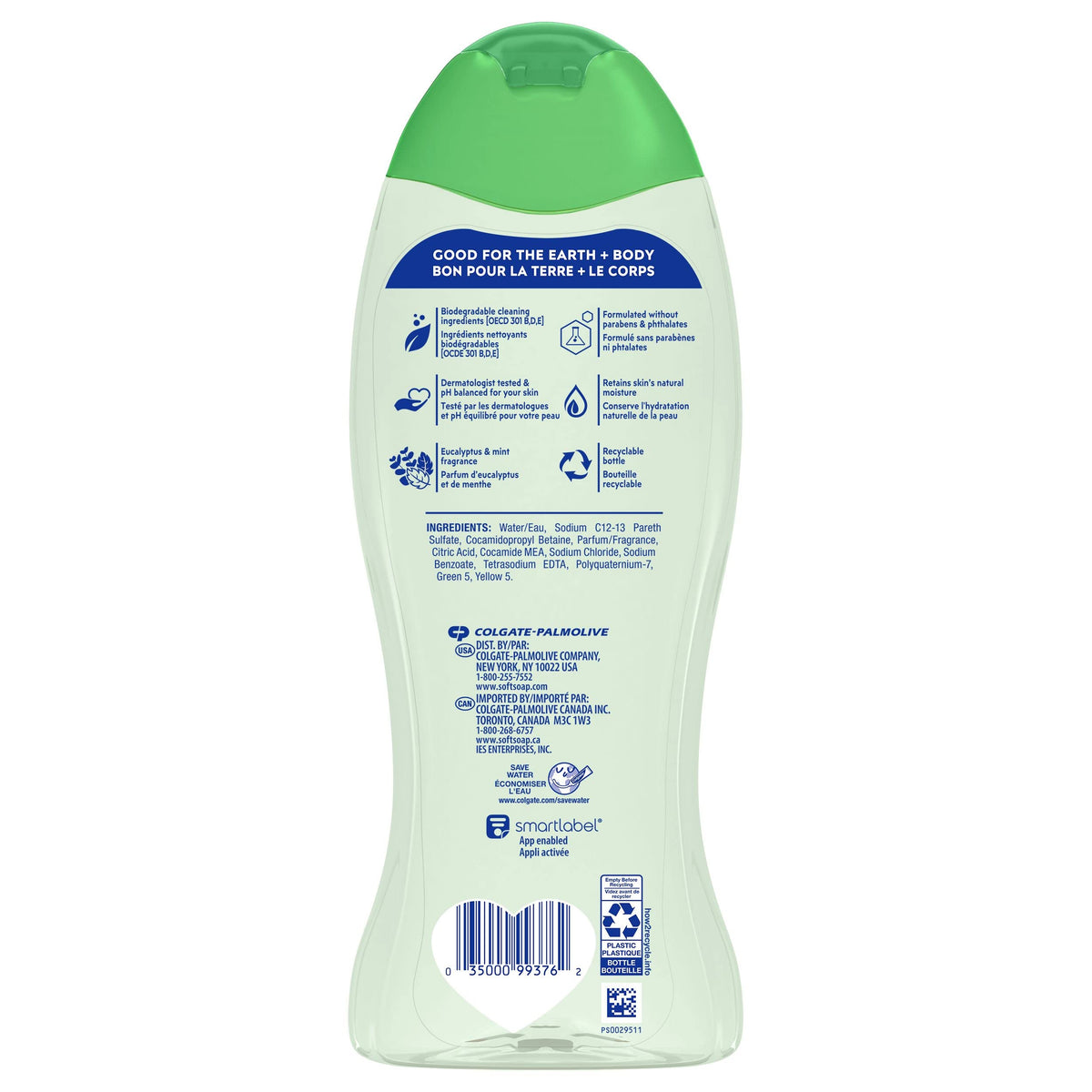 Softsoap Eucalyptus & Mint, Moisturizing Body Wash, 591 ml Beauty & Personal Care Softsoap