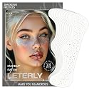 Leterly 24 Pcs Glitter Freckles Face Tattoo,Silver Face Glitter Makeup Patches Cute Sparkle Freckles Patches Waterproof Makeup Speckles for Face Beauty & Personal Care Leterly