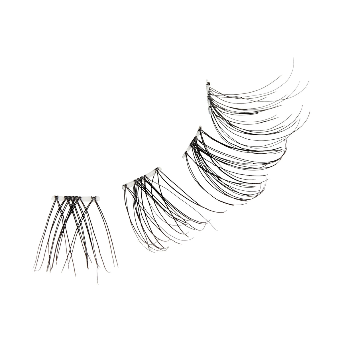 KISS The New Natural, False Eyelashes, 'Neo', 12mm-14mm, Includes 24 Wisps, Easy to Apply, Reusable Lash Clusters Beauty & Personal Care KISS