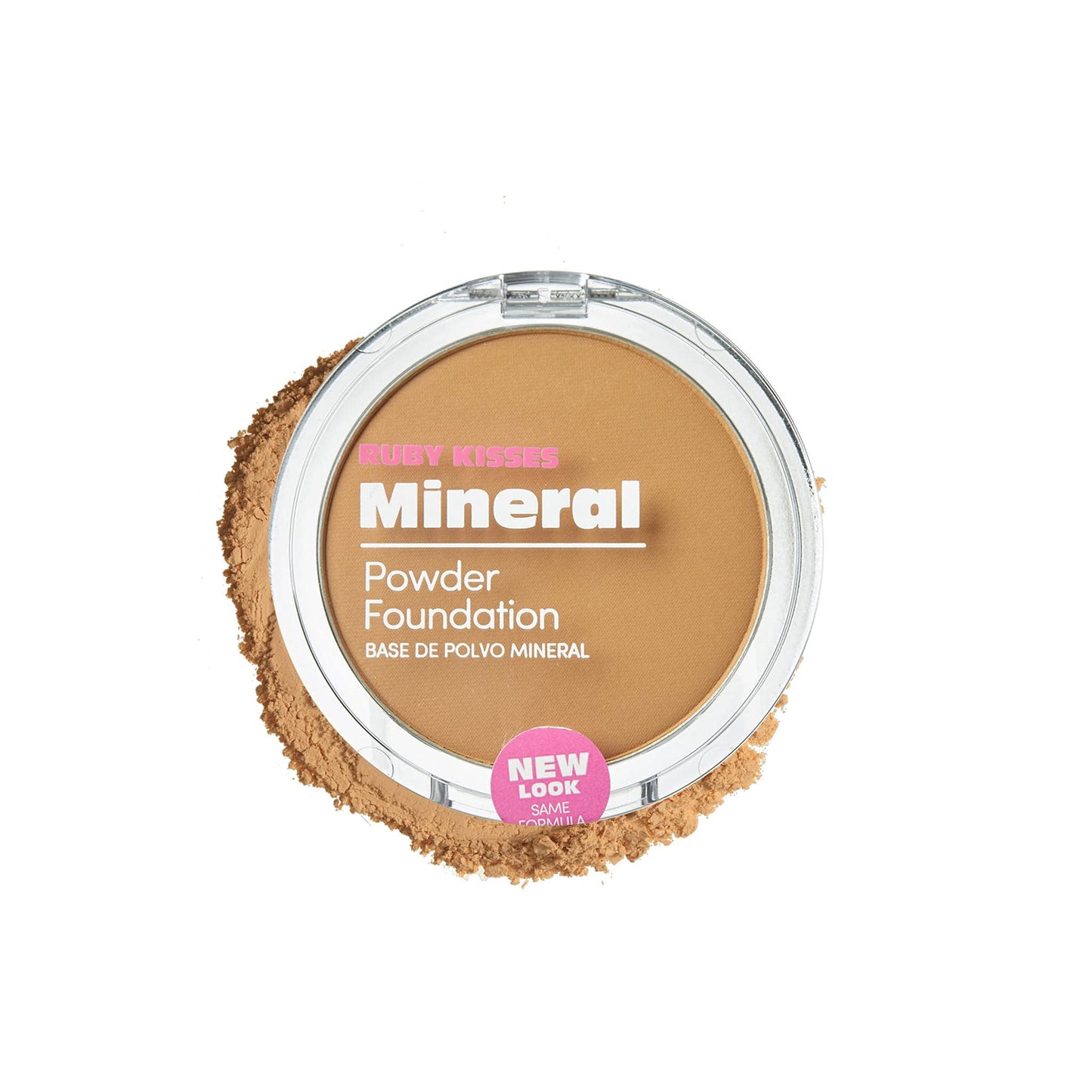 Ruby Kisses Mineral Pressed Powder Foundation, Medium to Full Coverage Natural Finish 0.35 Ounce (Golden Honey) Beauty & Personal Care Ruby Kisses