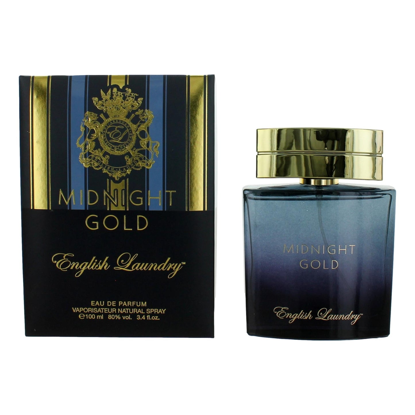 English Laundry Midnight Gold Eau de Parfum Spray, 3.4 fl. oz. Beauty & Personal Care English Laundry