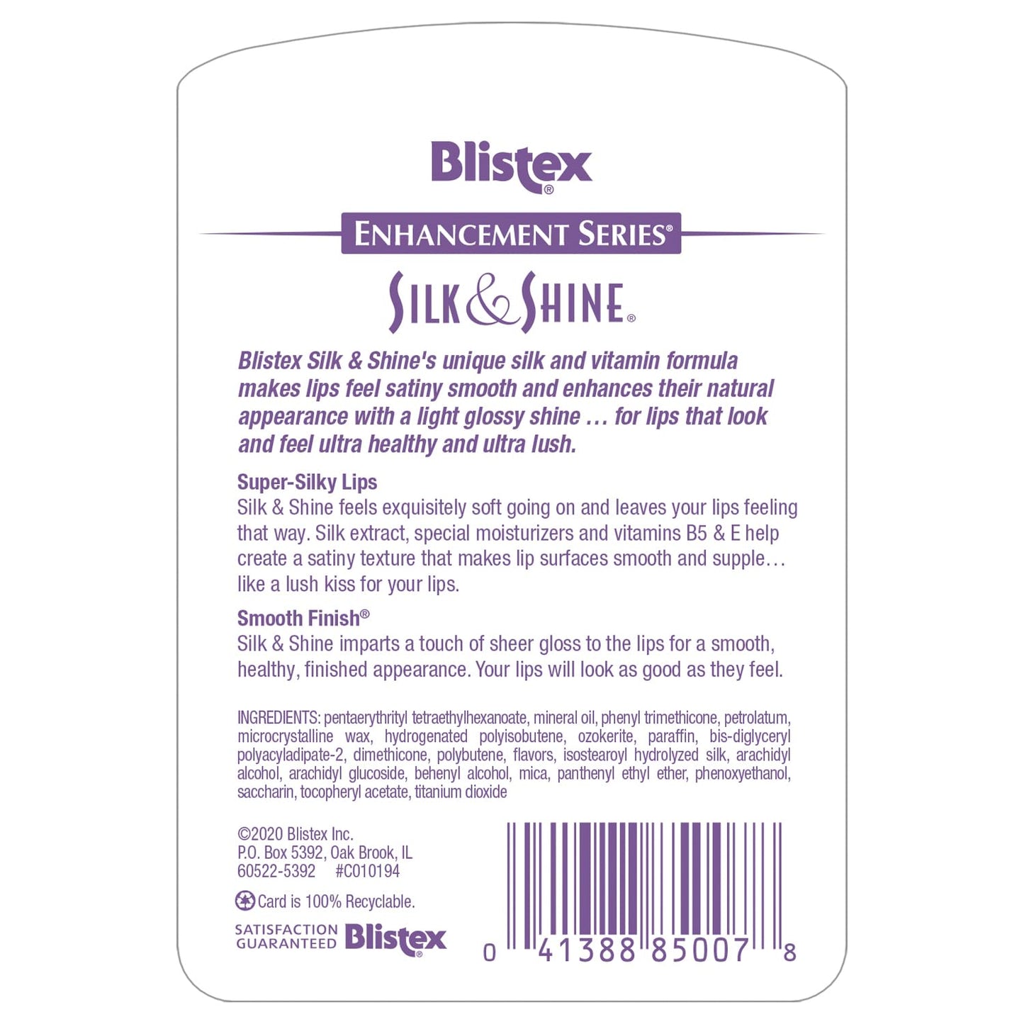 Blistex Silk & Shine Lip Balm 0.13 Oz (Pack of 12) Beauty and Personal Care Blistex