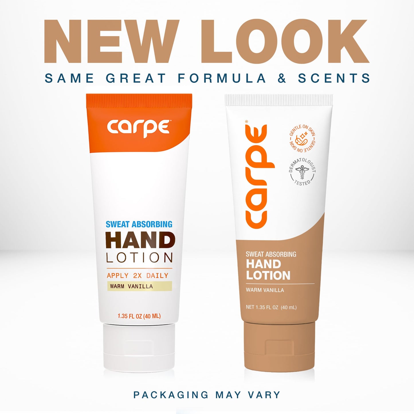 Carpe Sweat Absorbing Hand Lotion, A dermatologist-recommended, smooth lotion that helps stop hand sweat, Great for hyperhidrosis (Warm Vanilla) Beauty and Personal Care Carpe