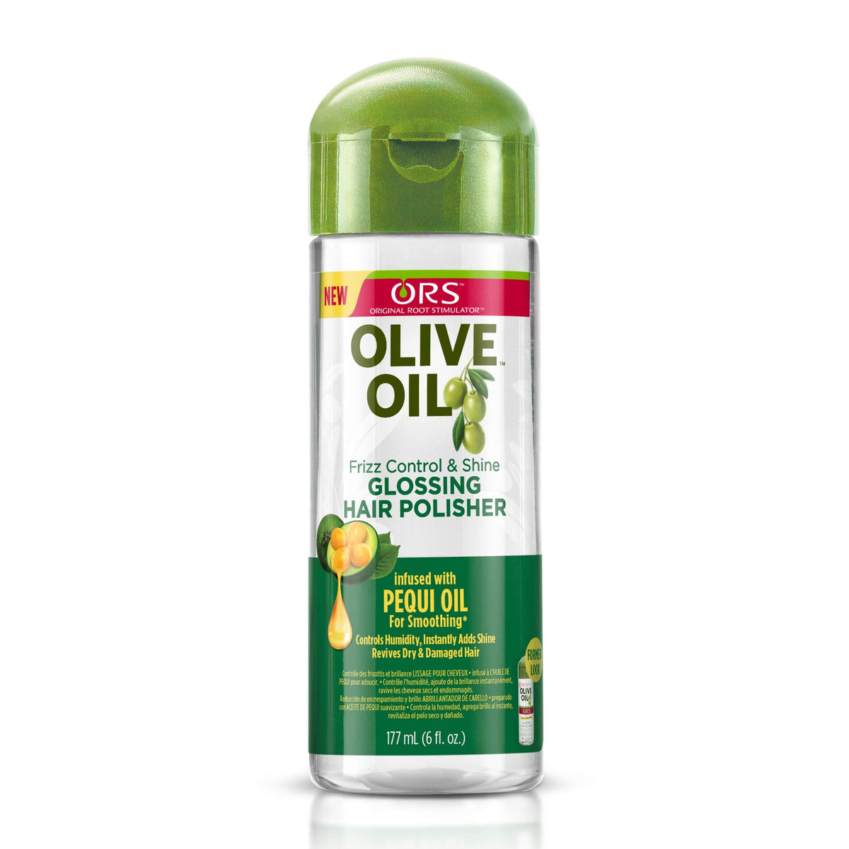 ORS Olive Oil Style & Shine Frizz Control & Shine Glossing Hair Polisher, infused with Pequi Oil for Smoothing (6.0 oz) Beauty & Personal Care ORS