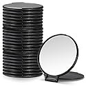 Qislee Compact Mirror Bulk, Round Makeup Mirror for Purse, Set of 24 (Black) Beauty & Personal Care Qislee