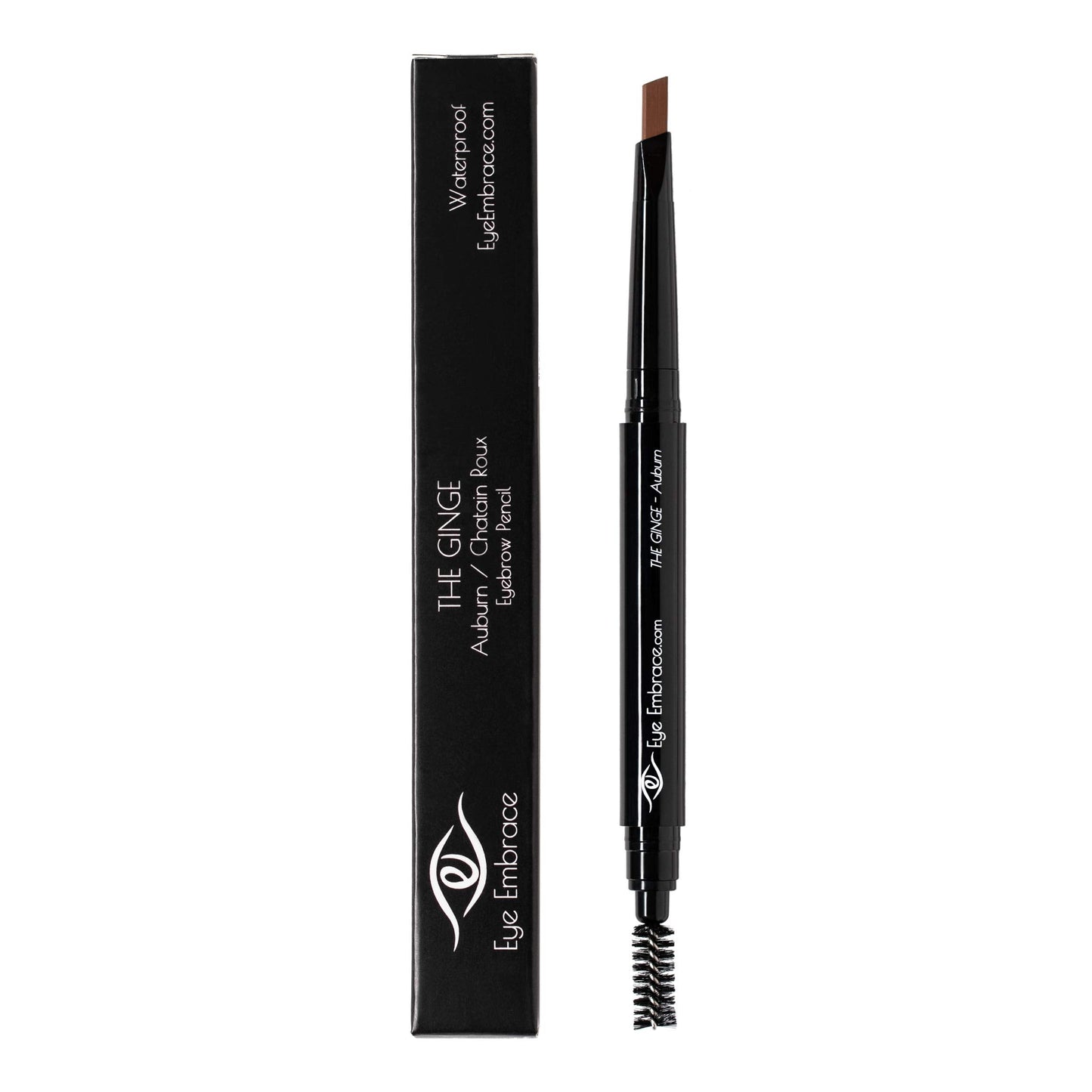 Eye Embrace The Ginge: Auburn Red Eyebrow Pencil - Waterproof, Double-Ended Automatic Angled Tip & Spoolie Brush, Cruelty-Free Beauty & Personal Care Eye Embrace